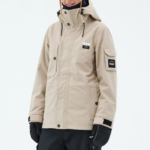 Dope Snowboard Jacket Womens Adept Sand Beige XXS  (NWT) - Picture 1 of 10